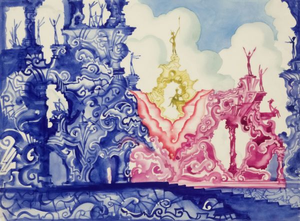 Aquarelle d'avant-garde : magnifier la beauté des métropoles contemporaines